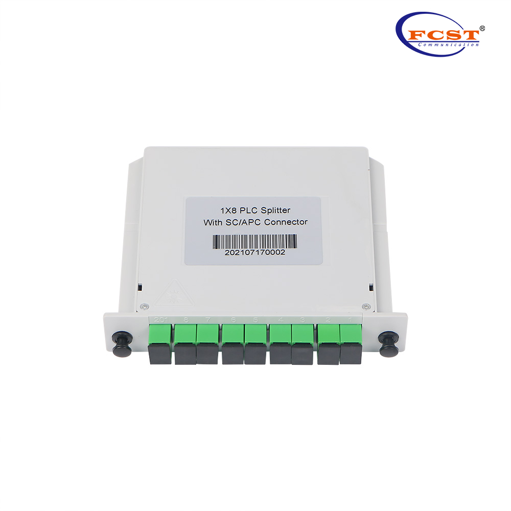 Divisor de PLC tipo caja 1-8 LGX con conector SCAPC