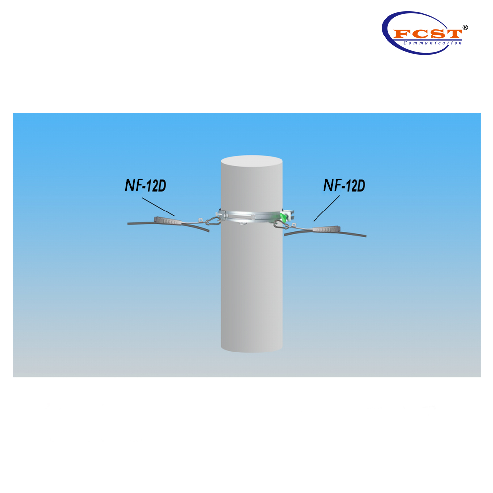 Abrazadera redonda para cable óptico NF-YX-12D