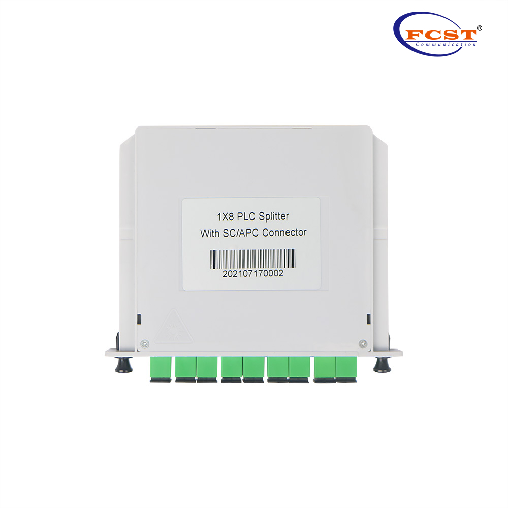 Divisor de PLC tipo caja 1-8 LGX con conector SCAPC