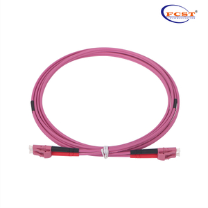 LCUPC-LCUPC Duplex OM4 2m LSZH 2.0mm Cable de conexión de fibra óptica